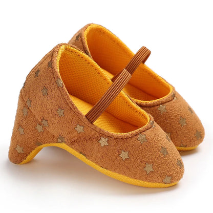 2022 New Infant Newborn Baby Girl High Heels Shoes Princess Bow First Birthday Party Shoes Photo Props Shoes 0-12M
