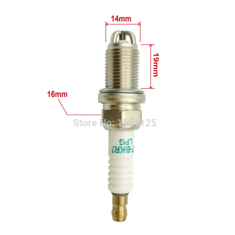 4pcs LPG CNG LNG Spark Plug ETA-BKR7-CNG FOR IK20TT VK20 BKR6EIX PFR7B-D BKR7EIX BKR-GAS LPG1 BKR6EIX-5LPG IFR7F-4D BKUR6ET-10