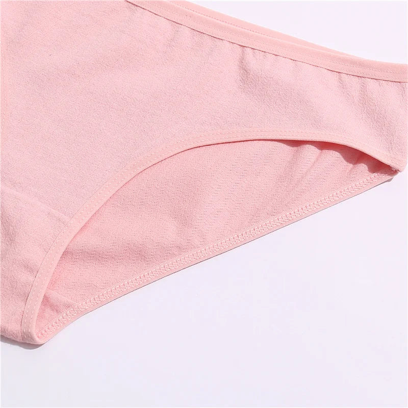 Cotton Panties Jacquard Design Pattern Women Panties Underwear Sexy Female Lingerie Briefs Solid Color Intimate Pantys for Woman