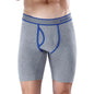 BONITOS Men Boxers Long Leg Man Underwear Soft Men Underpants Natural Cotton Sexy Boxer Shorts Top Brand Long Men's Panties