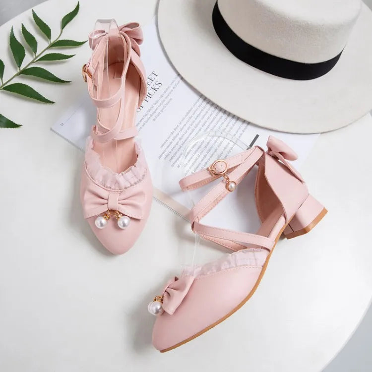 7-15 Years Old Girls High Heels Shoes Pink White Princess Girls Dress Shoes Summer Girls Party Shoes  X#12/10D50
