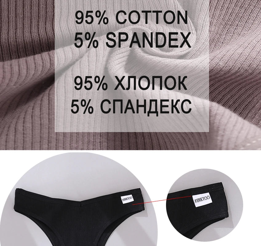 5PCS/Set Cotton Lingerie Panties Sexy Underwear Women Briefs Tangas Female Underpants Pantys Thong Panties Bikini Solid 13 Color