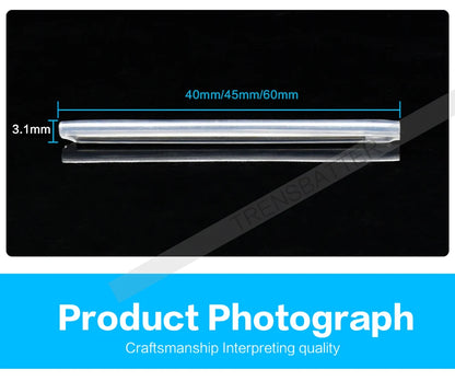 500/1000pcs 40mm 45m 60mm Fiber Optic Fusion Protection Splice Sleeves Heat Shrink Tube Fiber Optic Hot Melt Tube optic smouve