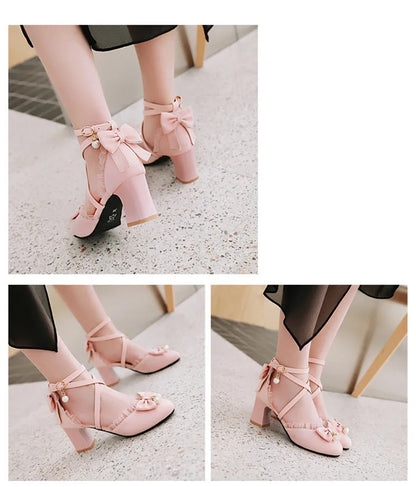 7-15 Years Old Girls High Heels Shoes Pink White Princess Girls Dress Shoes Summer Girls Party Shoes  X#12/10D50