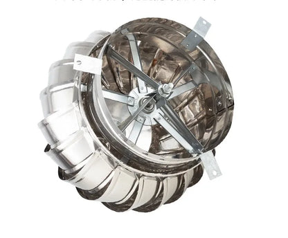 110mm 150mm 200mm Pipefit Roof Ventilating Fan 304 Stainless Steel Roof Ventilator Wind Turbines Air Vent Attic Ventilator
