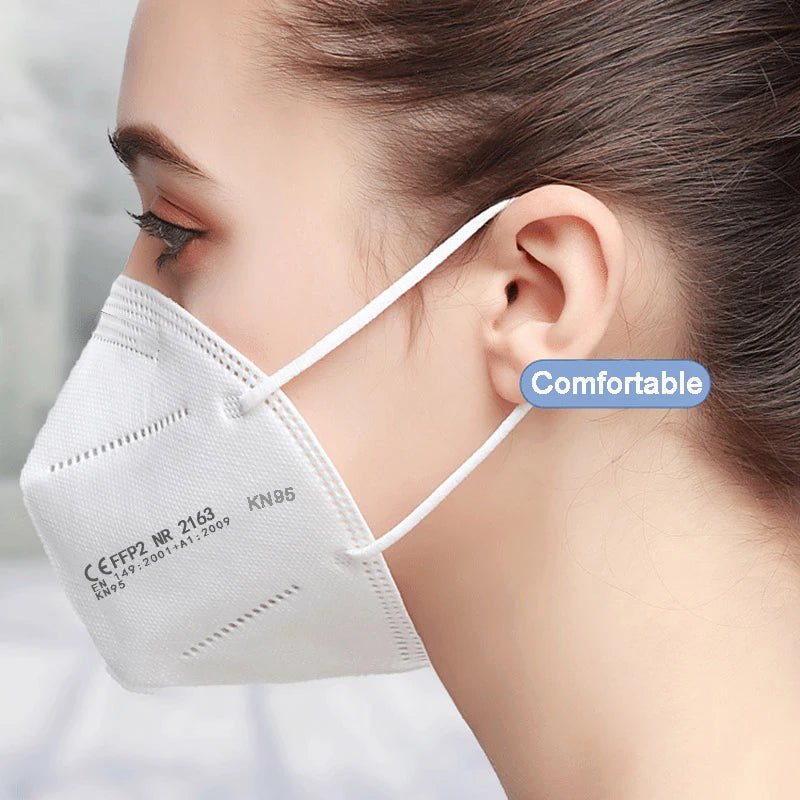 10-200Pcs FFP2 Masks kn95 Mascarillas KN95 Face Mask Filter 5Layers mascarillas quirurgicas homologadas Reusable Black FFP2 Mask