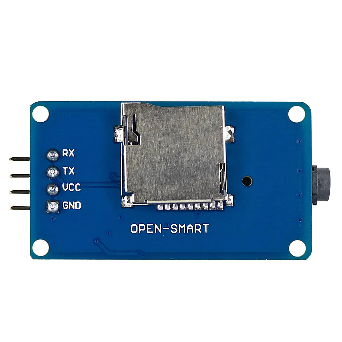 Blue MP3 module UART Control Serial MP3 Player with Headphone Output Speaker MicroSD Card Sound Speaker Module for 328P Board