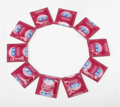 PERSONAGE 60PCS Condoms Ultra Thin Particle Spike Condom Spike Intimate Lubricated Adult Sex Product Contraception for Men