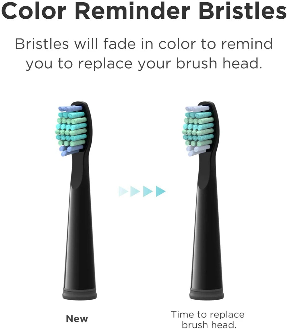 Fairywill FW507 Electric Sonic Toothbrush USB Charger Tooth 8Brush Replacement Waterproof Electronic Toothbrush with Travel Case