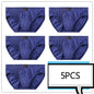 100% Cotton Briefs Mens Comfortable Underpants Man Underwear M/L/XL/2XL/3XL/4XL/5XL 5pcs/Lot Free & Drop Shipping