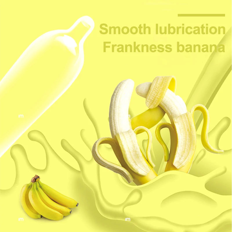 10pcs Fruit Flavor Condoms Sex Toy For Men Strawberry Blueberry Taste Penis Sleeves Ultra Thin Condom Adult reusable Sex Product