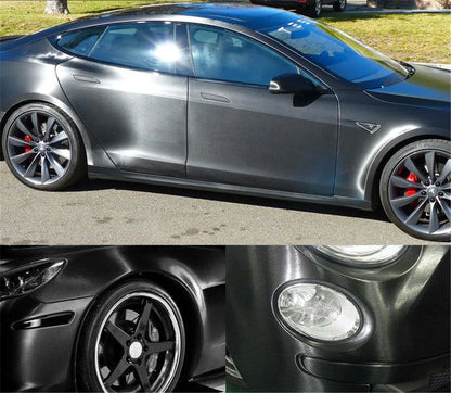Carbon Fiber Vinyl Wrap Film Car Stickers Glossy Matte Chrome Wrapping Foil Car Decal Styling Scooter Motorcycle