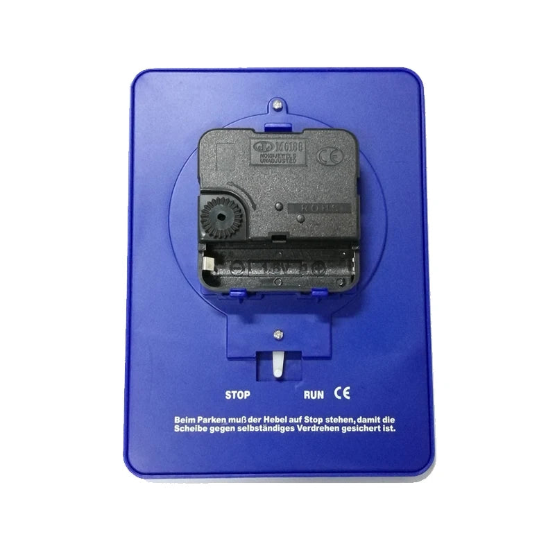 Car Parking Disc Timer Clock Arrival Time Display Blue Plastic Parking Time Tools 24 Parking Disc Parking Meters
