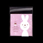 50/100 pcs 10x13cm Opp Self-Stick Transparent Packing Bear Owl Cookie Candy Wedding Birthday Christmas Party Gift Bag Wholesale