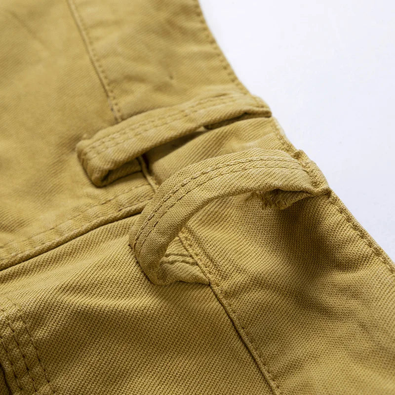 2026 Summer New Camouflage Tactical Cargo Shorts Men Khaki Jogger Military Cargo Shorts Men Cotton Casual Loose Men Shorts