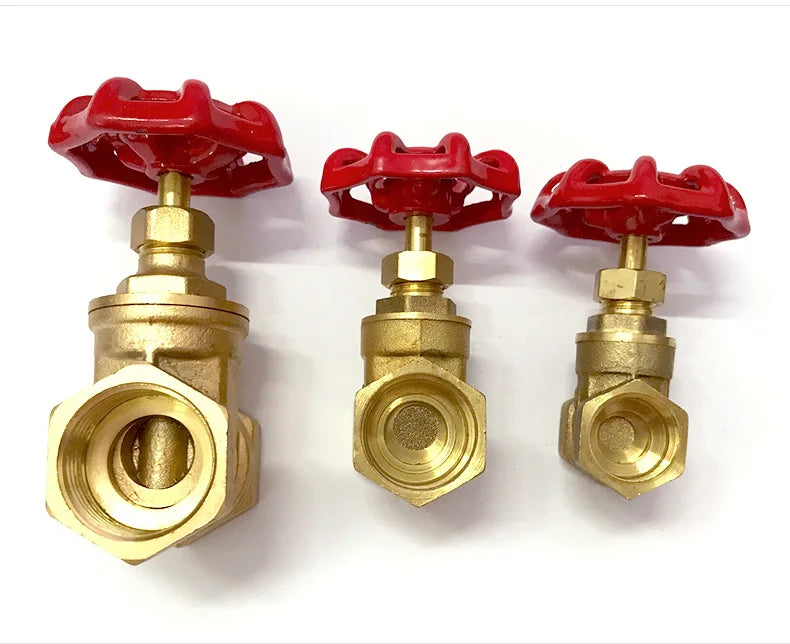 1/2" 3/4" 1" 1-1/4" 1-1/2" 2" inch Brass Gate Valves Water Valve Switch Valve Female Thread Gate Valve