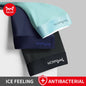 Miiow 3Pcs Ice Silk Men Boxer Shorts Underwear Antibacterial Boxershorts Cueca Male Panties Fashion Men Underpants Lingeries 5XL