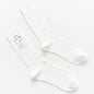 CHAOZHU Japanese Double Needles Cotton Knitting Rib Thin Business Cotton Long Men's Socks Stretch Casual Daily Basic Brand Socks