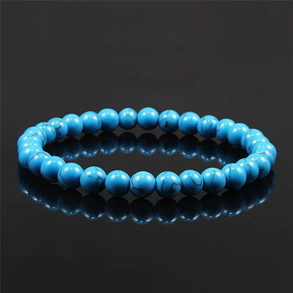 Hot Sale 2pcs/Set Couples Beaded Bracelets Tiger Eye Black Lava Natural Stone Beaded Bracelets Malachite Energy Elastic Jewelry