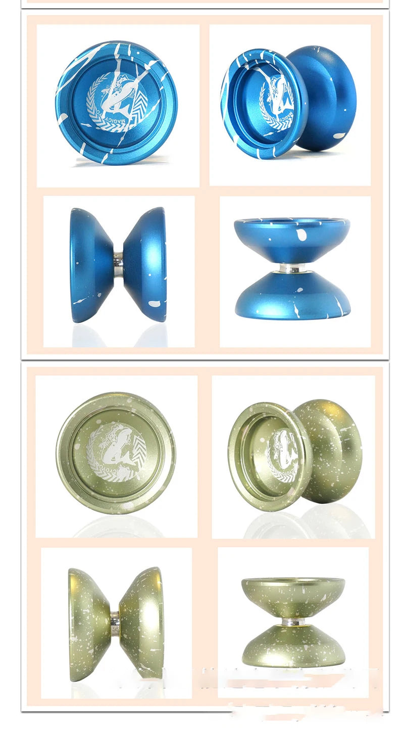 MAGICYOYO--N12 Great White Shark Delicate Touch Lasting Sleep Game Ball Promotions Classic Professional Metal YO-YO Toy Gift