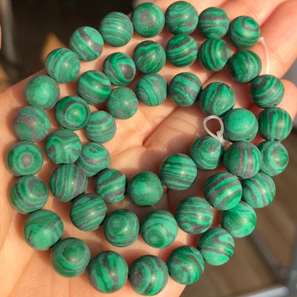 Natural Stone Beads Frost Dark Blue Cracked Dream Fire Dragon Veins Agates Beads For Jewelry Making DIY Bracelet 15‘’ 6/8/10mm