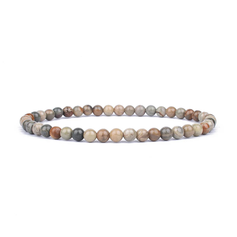 4mm 6mm Mini Energy Charm Bracelet Natural Stone Beads Yoga Healing Bracelet Jewelry for Women Men Best Friend Gift Dropshipping