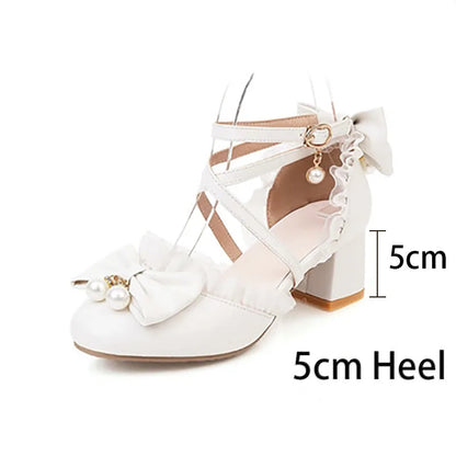 7-15 Years Old Girls High Heels Shoes Pink White Princess Girls Dress Shoes Summer Girls Party Shoes  X#12/10D50