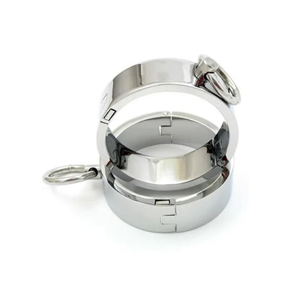 Metal Steel Ankle Wrist Cuff Handcuffs Restraints Slave BDSM Bondage Intimate Adult Game Sex Shop for Couples Sex Products
