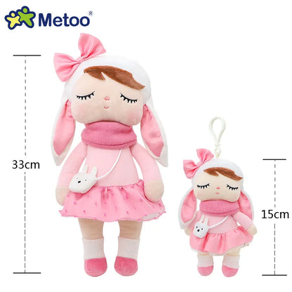 Metoo Forest Animals Plush & Stuffed Dolls Unicorn Angela Doll Rabbit Plush Toy Cute Fox Kids Soft Companion Boneca Decor Toys