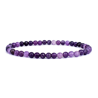 4mm 6mm Mini Energy Charm Bracelet Natural Stone Beads Yoga Healing Bracelet Jewelry for Women Men Best Friend Gift Dropshipping