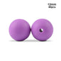 LOFCA 40pcs 12mm Silicone Beads Teething Chew Beads Food Grade Teether Necklace BPA Free Diy Jewelry Baby Teether Toy Pacifier