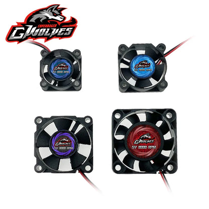 RC fan 25/30/35/40/50mm 8000RPM 5V-7V DC High wind cool Motor ESC fan heat sink 30/60/120/150A ESC 36/42mm motor futaba plug