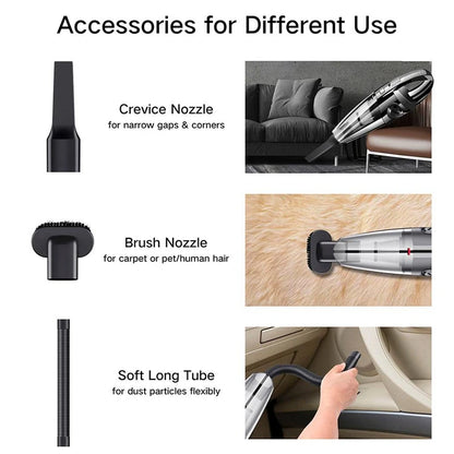 Handheld Vacuum Cordless Powerful Cyclone Suction Portable Rechargeable Vacuum Cleaner 6053 Quick Charge for  Home Pet Hair