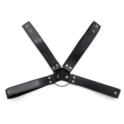 Fetish Men Leather Arm Harness Belt BDSM Gay Body Bondage Sex Lingerie Arm Harness Strap Sexual Gay Clothes for Stage Rave Club