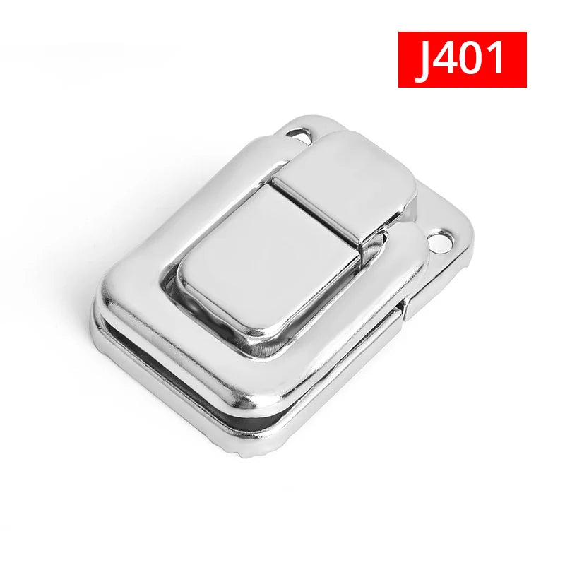 KAK Cabinet Boxes Spring Loaded Latch Catch Toggle Hasp Mild Steel Hasp For Sliding Door Simple Window Hardware Tool Box Lock