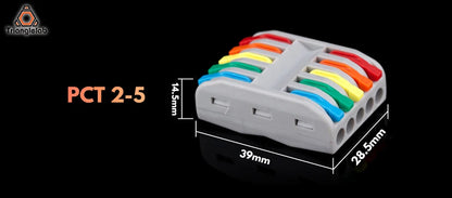Trianglelab Mini Fast Wire Cable Connectors High Quality Cable Plug Line Connector Heater Thermistor MOTOR Line Extension