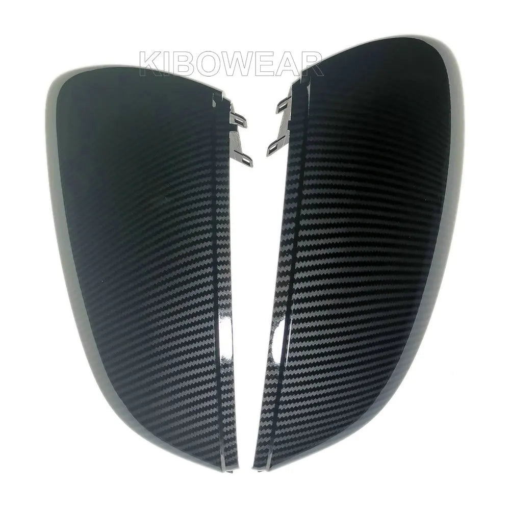 Pair Side Mirror Covers Caps for Audi A3 S3 8Y RS3 2025 2021 2022 Carbon /Black Auto replace housing case LHD
