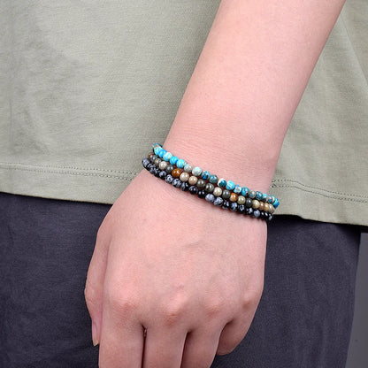 4mm 6mm Mini Energy Charm Bracelet Natural Stone Beads Yoga Healing Bracelet Jewelry for Women Men Best Friend Gift Dropshipping