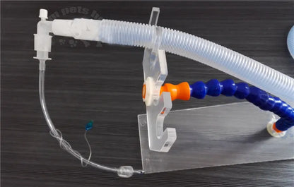 Anesthesia Breathing Circuit Support Acrylic Bracket for Corrugated Tube Holder Veterinary Equipment