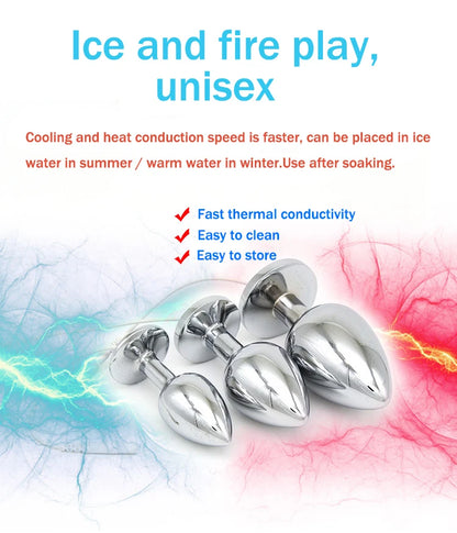 Electro Shock Anal Vaginal Plug Jump Egg Dildo Butt Plug Stimulator E-Stim Prostate Massager Electricity Accessory BDSM Sex Toy