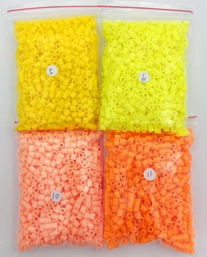 2000PCs/5MM Iron Beads Pixel Puzzle Iron Beads Mix Colors for Kids Hama Beads Perler Beads Diy High Quality Handmade Gift Toy
