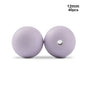 LOFCA 40pcs 12mm Silicone Beads Teething Chew Beads Food Grade Teether Necklace BPA Free Diy Jewelry Baby Teether Toy Pacifier