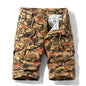 2026 Summer New Camouflage Tactical Cargo Shorts Men Khaki Jogger Military Cargo Shorts Men Cotton Casual Loose Men Shorts