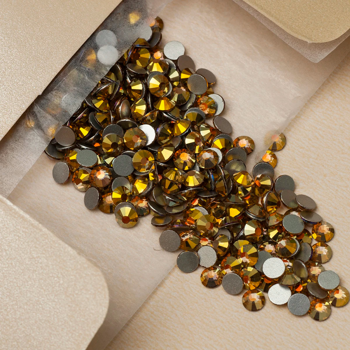 YANRUO 2058NoHF All Color SS16-SS30 Non Hot Fix Sewing Rhinestones Glass Crystal 3D Nail Art Rhinestones For Dress Clothes