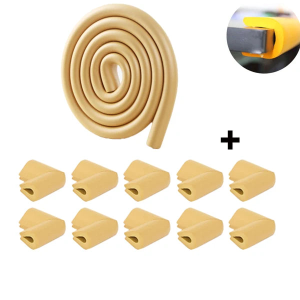 2M Child Protection Equipment Baby Safety For Children Furniture Angle Edge Corner Protector U Shape Design Glass Table Tapes