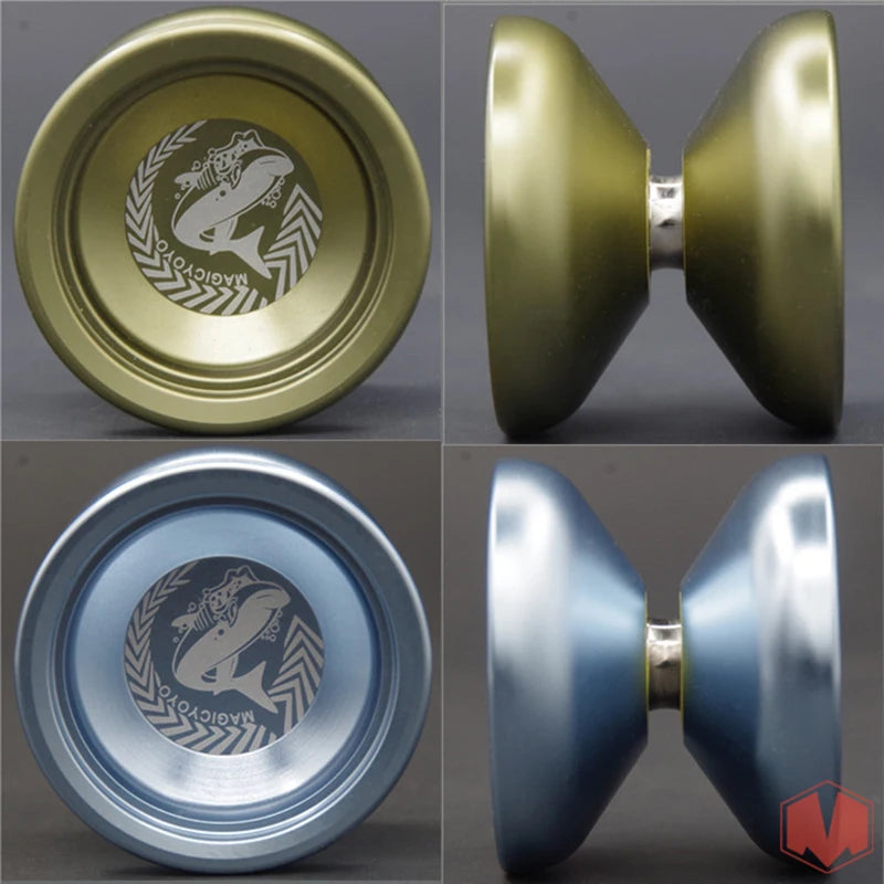 MAGICYOYO--N12 Great White Shark Delicate Touch Lasting Sleep Game Ball Promotions Classic Professional Metal YO-YO Toy Gift