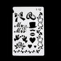 12 Design DIY Painting Template Wall Stencil Airbrush Scrapbook Coloring Embossing Album Diary Journal Drawing Copy Templates
