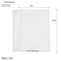 Sharkbang A7 Square Loose Leaf Diary Notebook Glitter Journals Agenda Planner PVC Binder Goo Card Book Gift Set Stationery