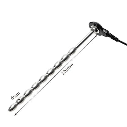 2 In 1 Urethral Sounding Anal Plug For Men Penis Dilator Catheter Electric Shock Sex Toys Medical Exerciser Erotic Machine Shop