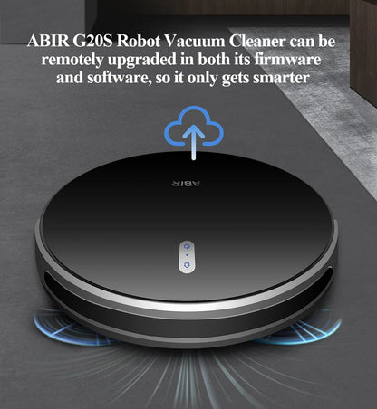 ABIR G20S Robot Vacuum Cleaner,Map Memory,6000Pa Suction,Remote Upgrade, Electric Wet Mop,WIFI APP Smart Floor Washing for Home